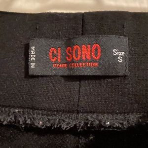 Black thick leggings